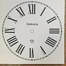 Clock Face Roman Numeral 305MM (Paper) - Pack of 5