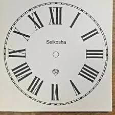 Clock Face Roman Numeral 305MM (Paper) - Pack of 5 - Strahan Timber.