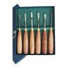 "Crown" Woodcarver's Chisels (Set of 6) - Strahan Timber.