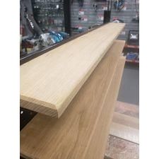 SOLID HARDWOOD SHELF - CHAMFERED EDGE (3 Top Edges) - Strahan Timber.