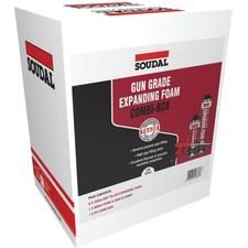 SOUDAL / 6 FOAM - 1 GUN - 1 CLEANER - CONTRACT GRADE FOAM  PACK